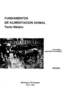 Fundamentos de alimentación animal: Texto básico - Repositorio  Institucional de la Universidad Nacional Agraria
