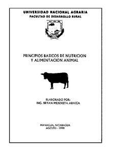 Principios básicos de nutrición y alimentación animal - Repositorio  Institucional de la Universidad Nacional Agraria
